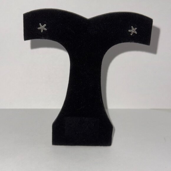 Sterling Silver Starfish Post Earrings - Picture 8 of 11